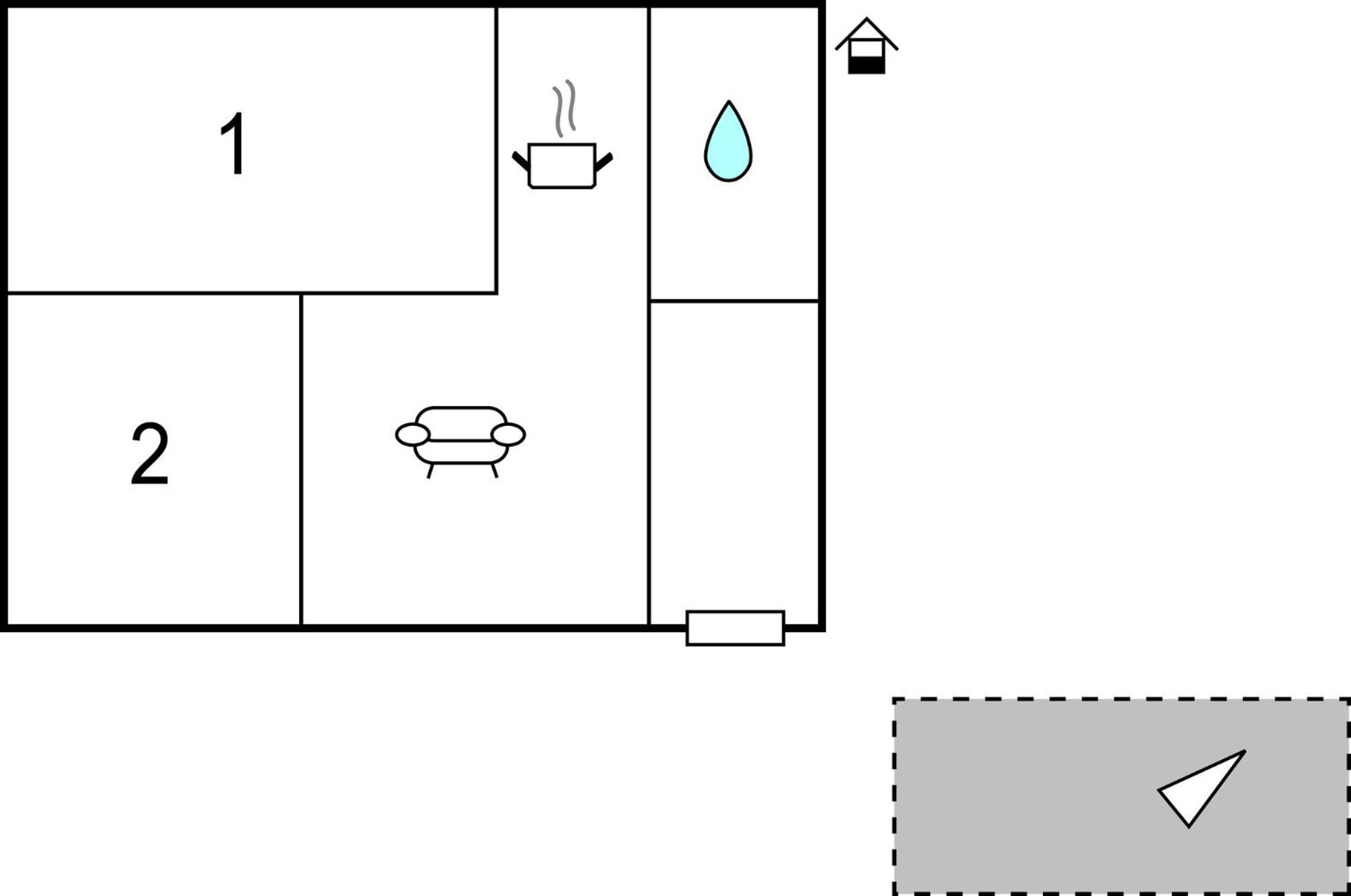 2 Bedroom Cozy Home In Bosiljevo Kültér fotó